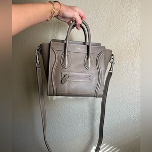 Celine nano luggage bag